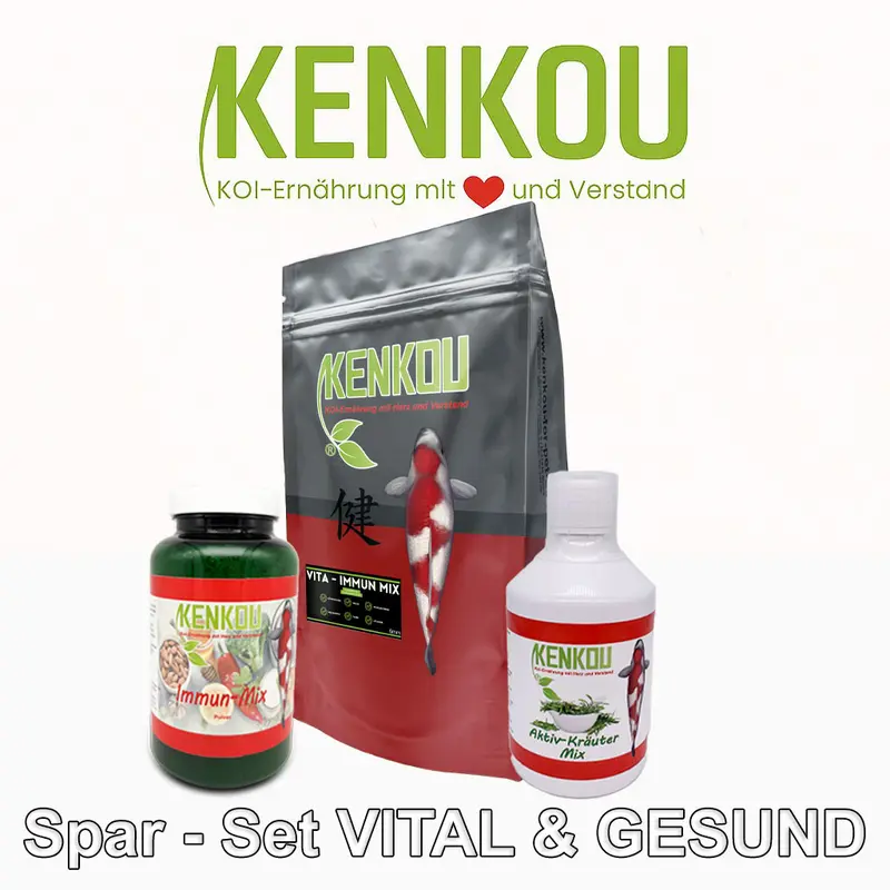 Koifutter  5 kg - Immun-Mix + Kräuter-Mix - "Vital und Gesund "