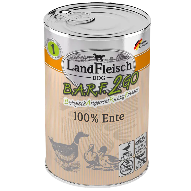 LandFleisch B.A.R.F.2GO Ente 400 g