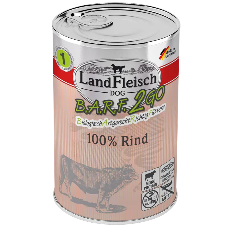 LandFleisch B.A.R.F.2GO Rind 400 g