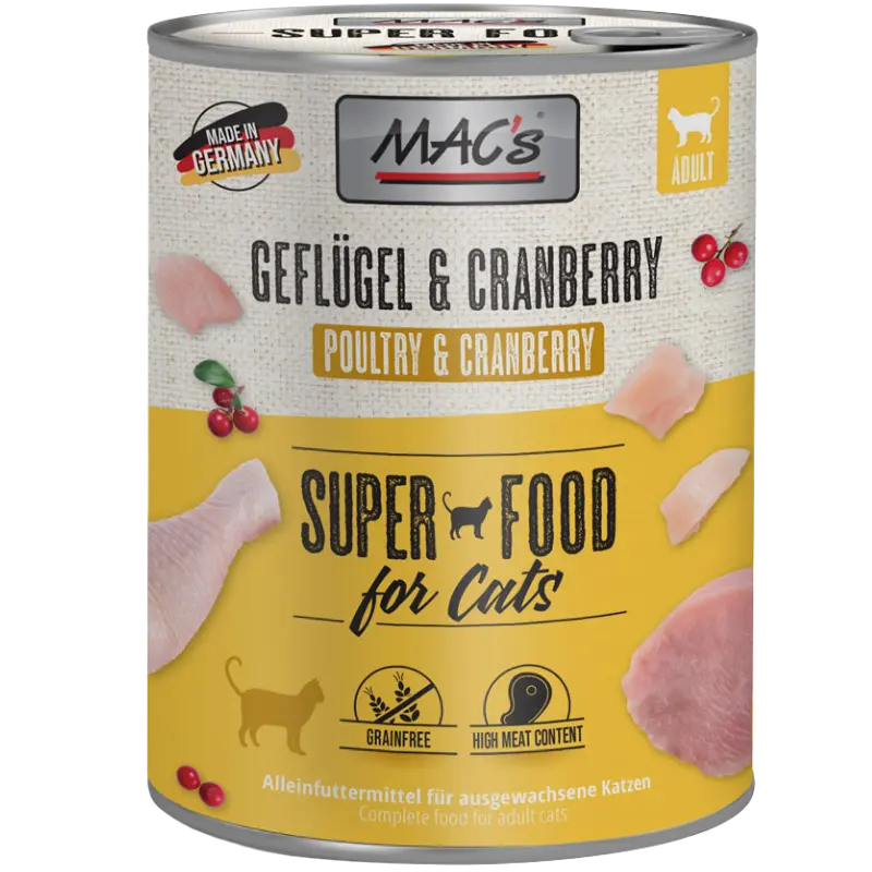 MAC's Cat Geflügel & Cranberry 800 g