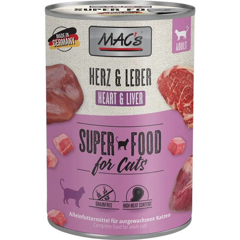 MAC's Cat Herz & Leber 400 g