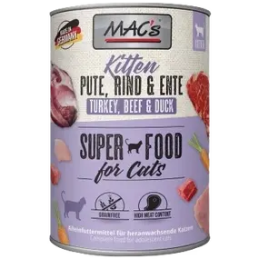 MAC's Cat Kitten Pute, Rind & Ente 400 g