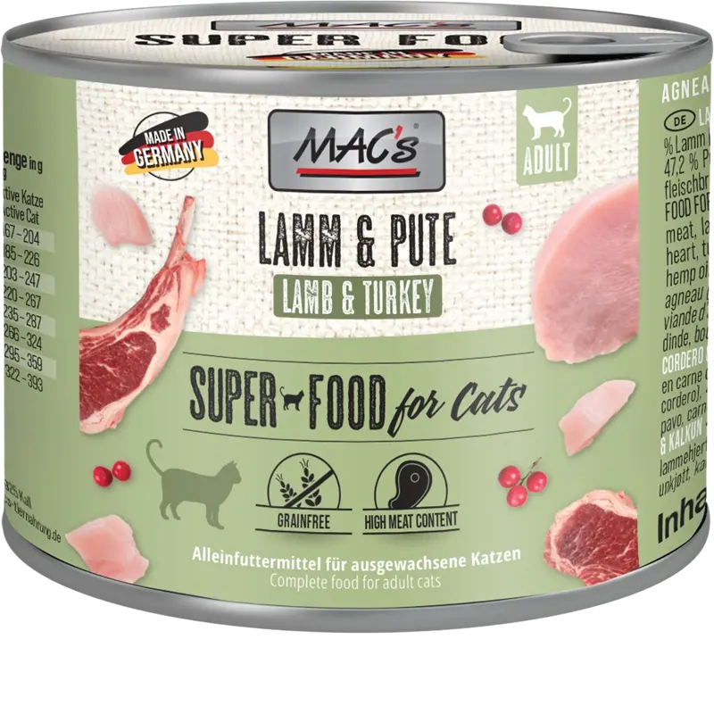 MAC's Cat Lamm & Pute 200 g