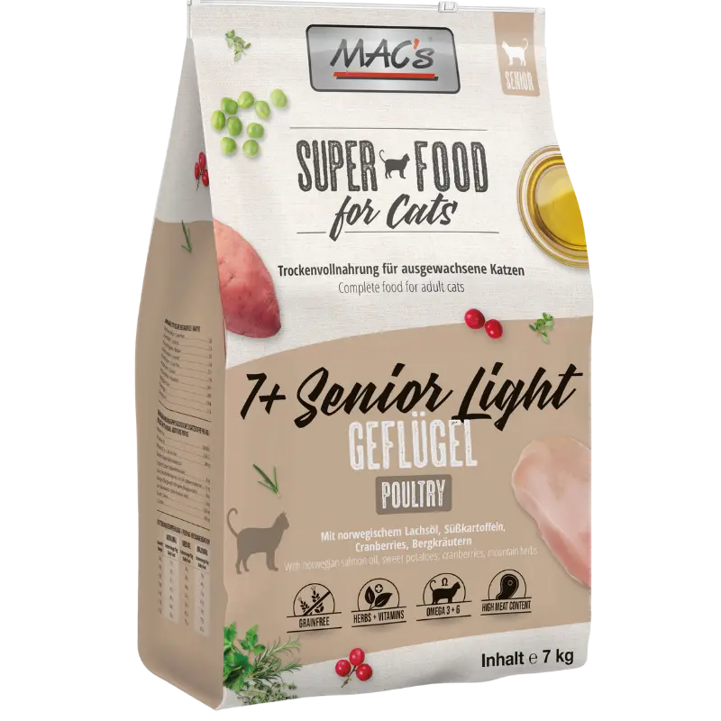 MAC's Cat Superfood 7+ Senior Light