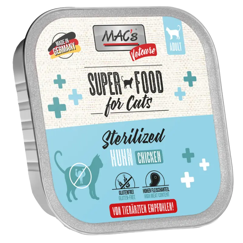 MAC's Cat Vetcare Huhn Sterilized 100 g