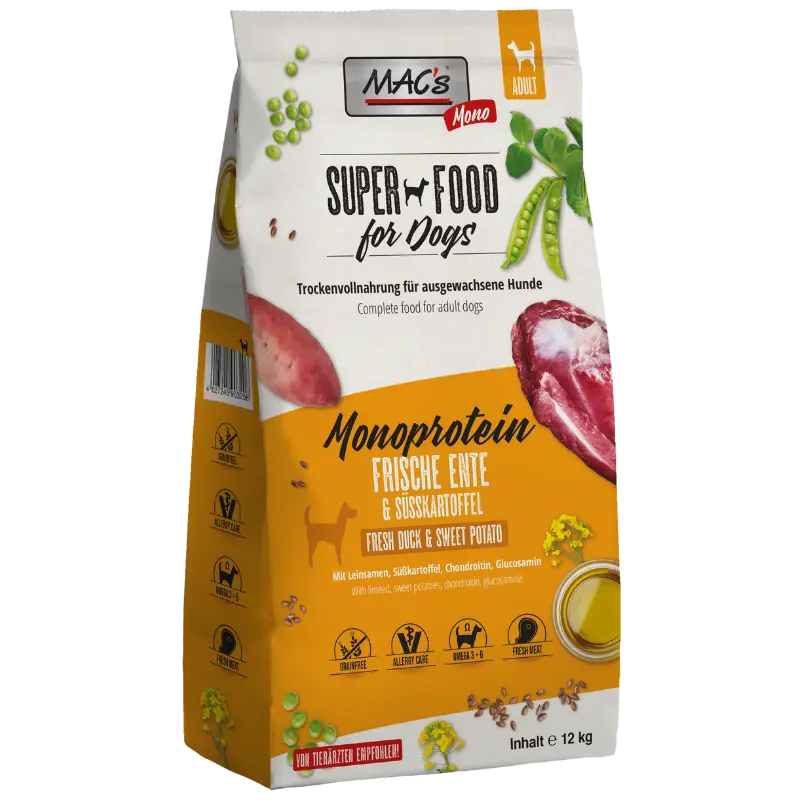 MAC's Dog Monoprotein Ente & Süßkartoffeln