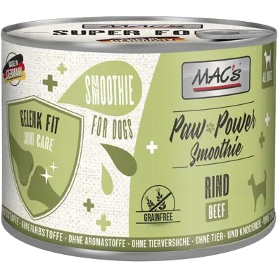 MAC's Dog Paw Power Smoothie Rind - Gelenk Fit