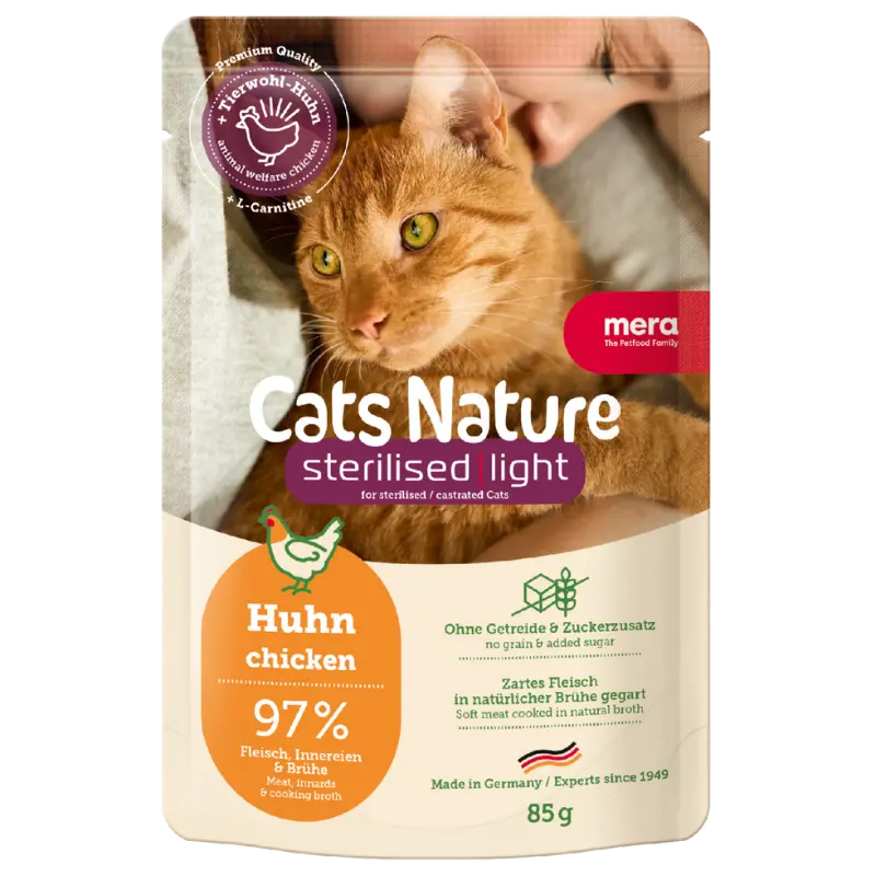 Mera Cat Nature Sterilized Adult Huhn 85 g