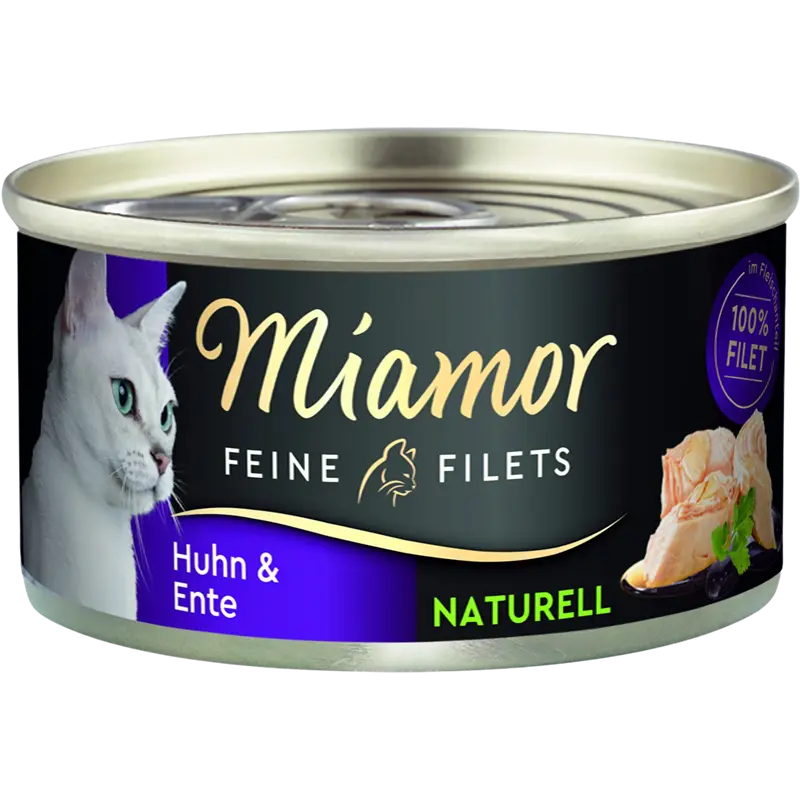 Miamor Feine Filet Naturell Huhn & Ente 80 g