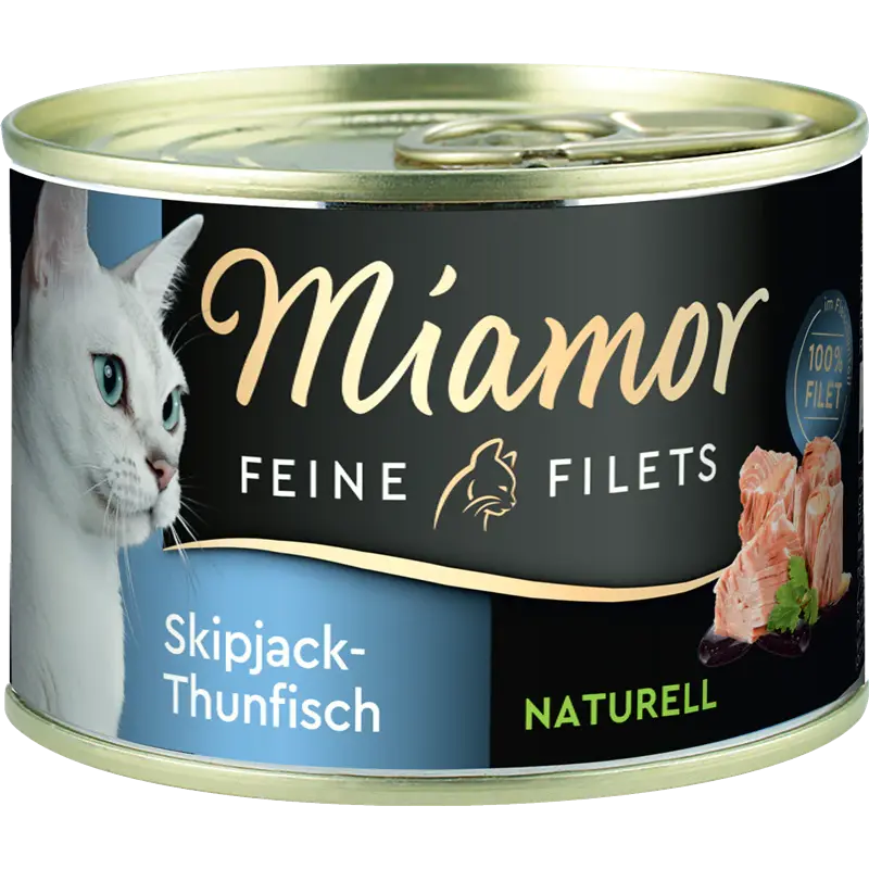 Miamor Feine Filets Naturelle Skipjack-Thunfisch 156 g