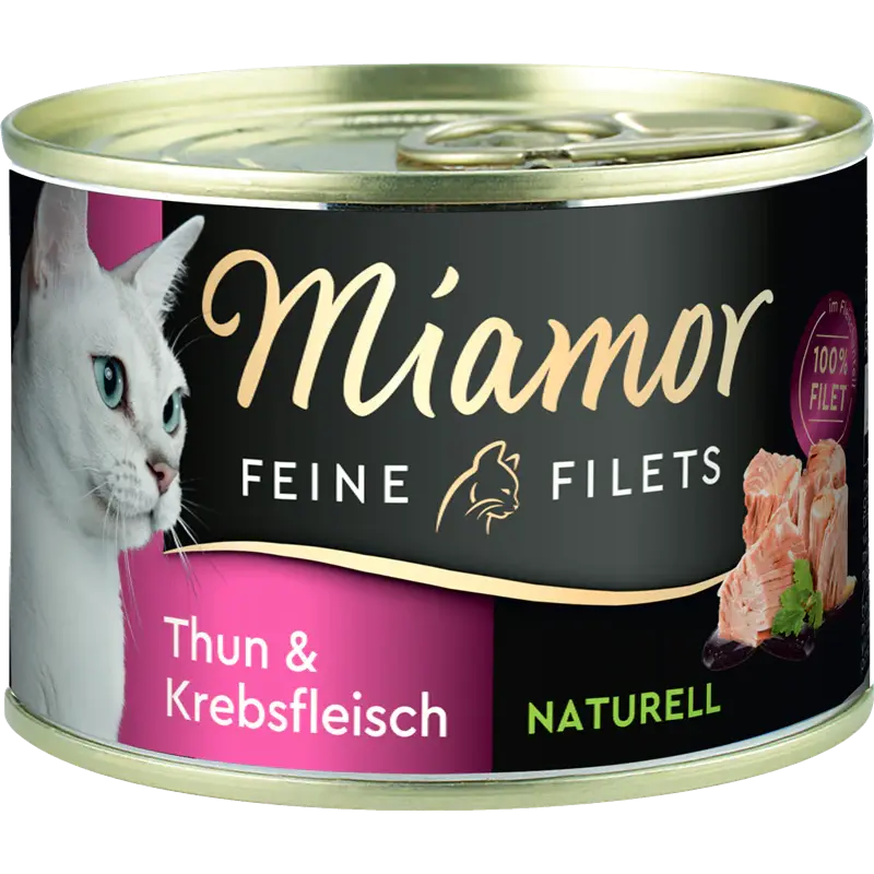 Miamor Feine Filets Naturelle Thunfisch & Krebsfleisch 156 g