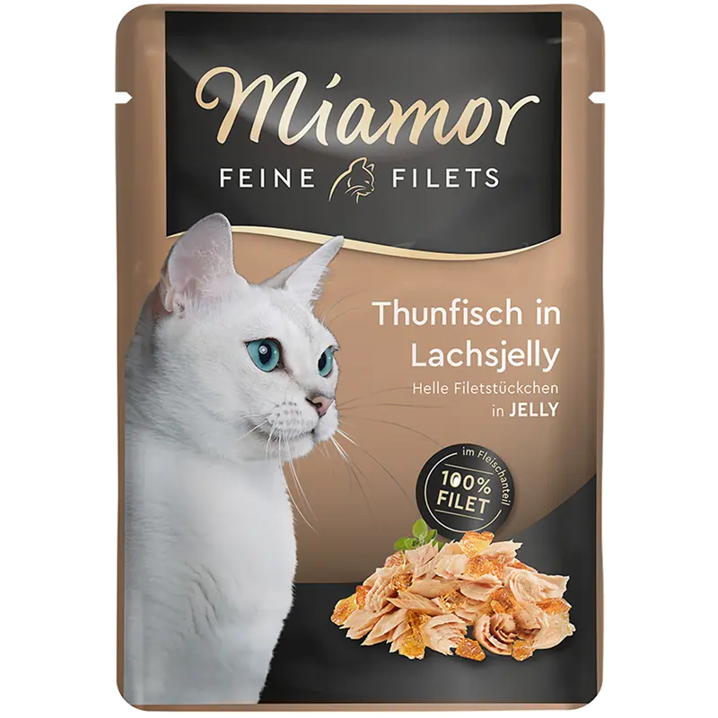 Miamor Feine Filets Thunfisch in Lachsjelly 100 g