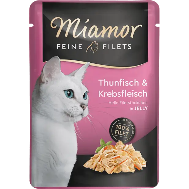 Miamor Feine Filets Thunfisch & Krebs 100 g