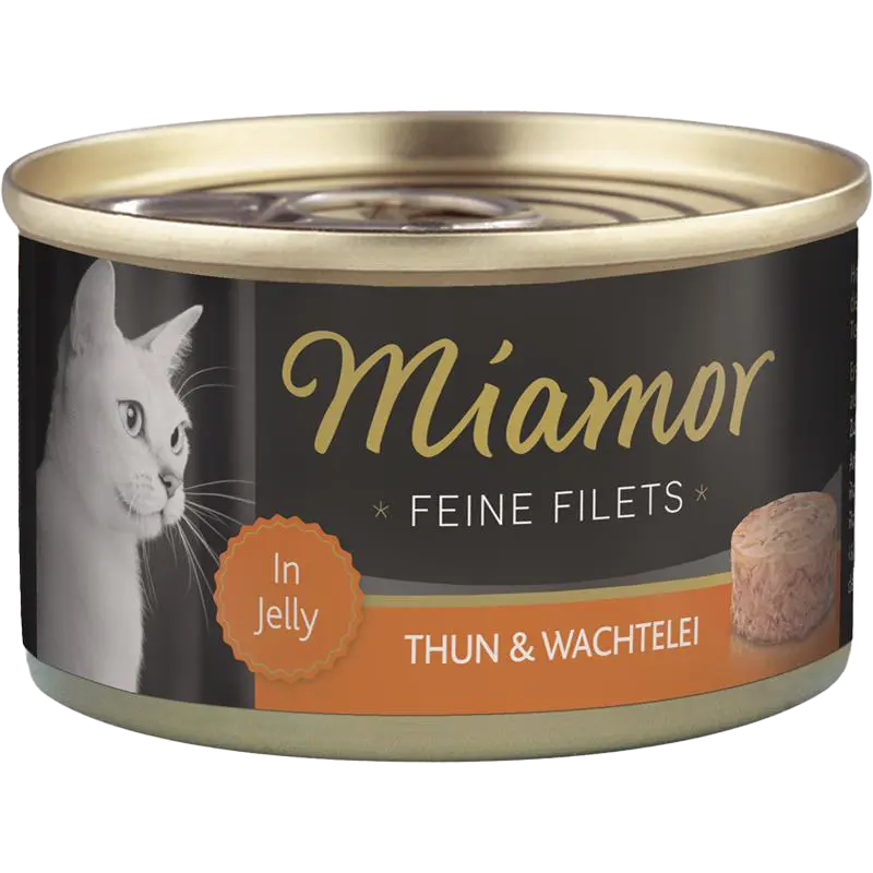 Miamor Feine Filets Thunfisch & Wachtelei 100 g