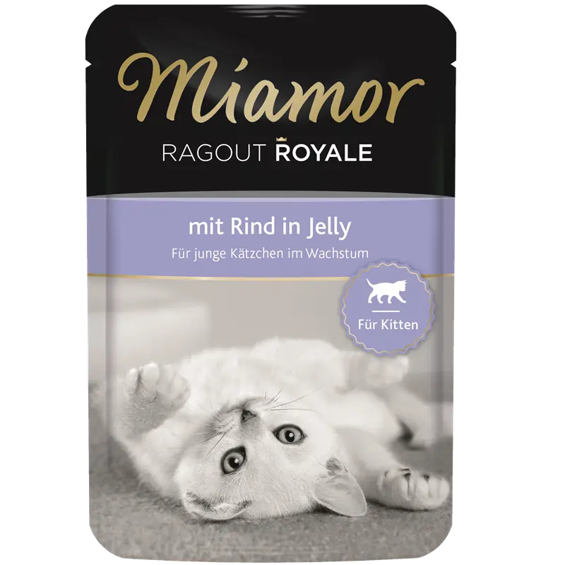 Miamor Ragout Royale in Jelly für Kitten mit Rind 100 g
