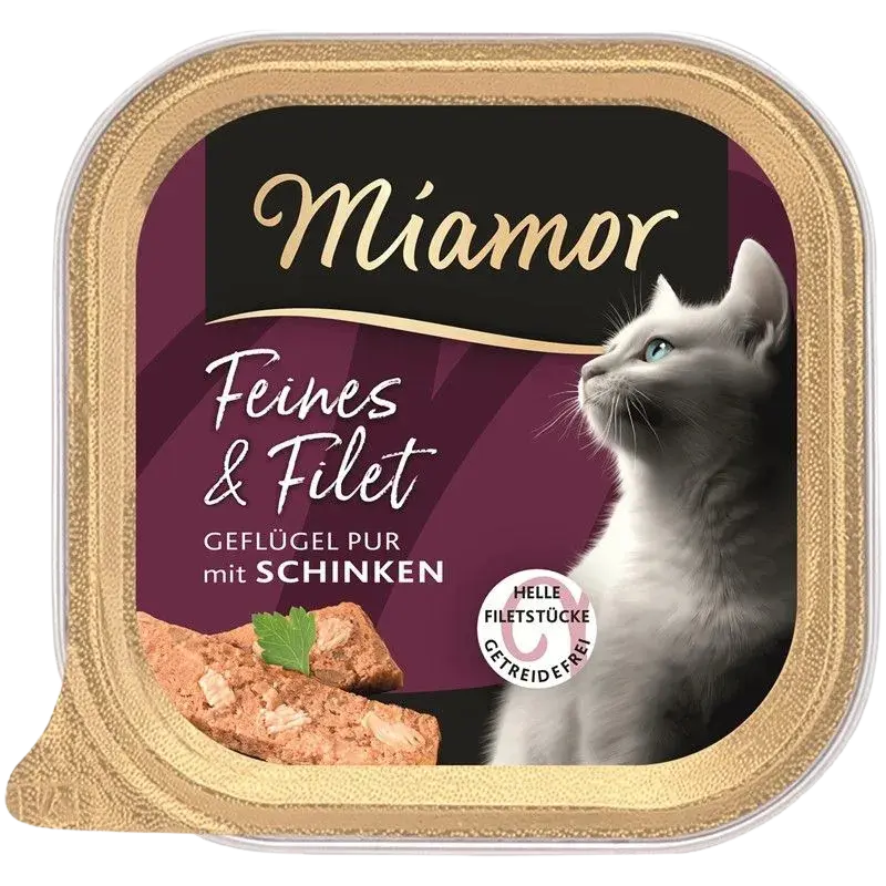 Miamor Schale Feines & Filet Geflügel Pur & Schinken