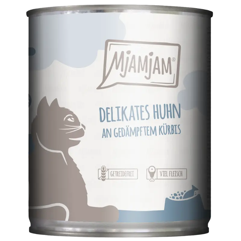 MjAMjAM delikates Huhn an gedämpftem Kürbis 800 g