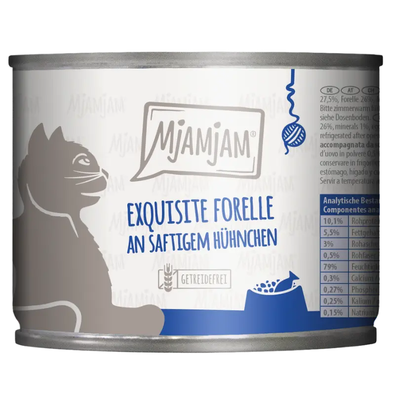 MjAMjAM Forelle an saftigem Hühnchen 200 g