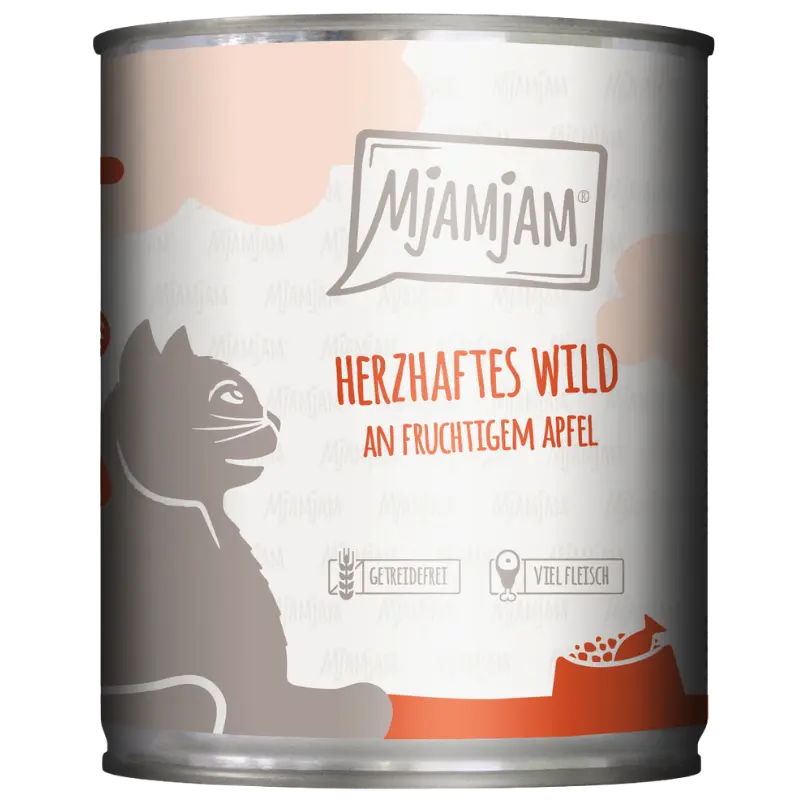 MjAMjAM herzhaftes Wild an fruchtigem Apfel 800 g