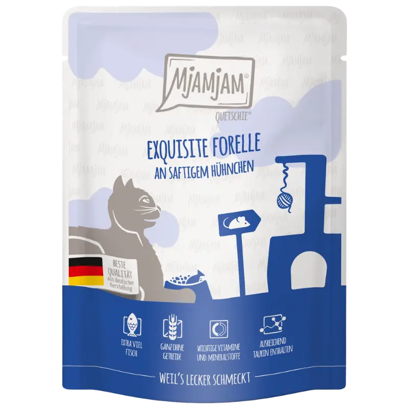 MjAMjAM Quetschie Forelle an Hühnchen 300 g