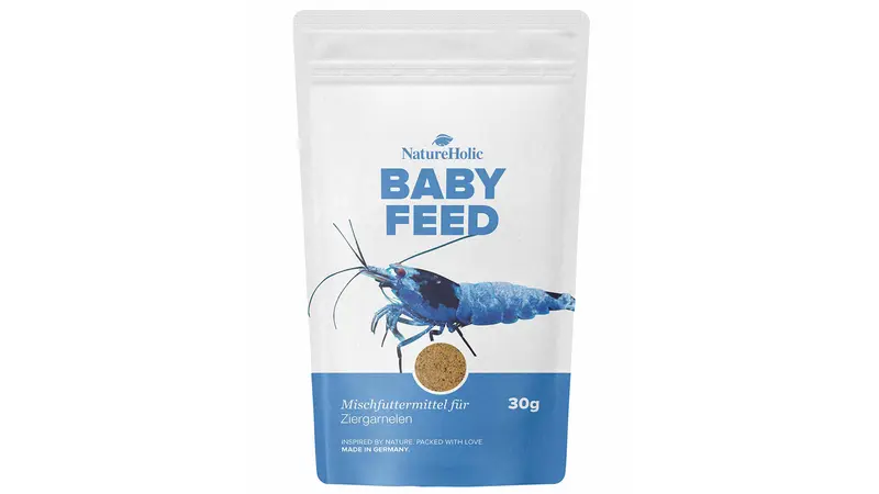 NatureHolic – Babyfeed Aufzuchtgarnelenfutter 30g