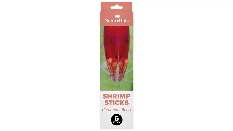 NatureHolic - Garnelen Lollies „Zimt Boost“ - 5 Lollis fürs Aquarium