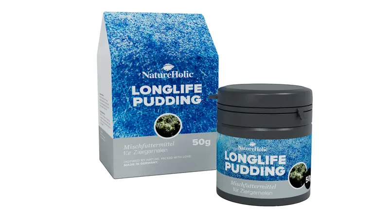 NatureHolic - Longlife Pudding Garnelenfutter - 50ml