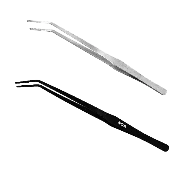 NOA-SCAPE Curved Tweezers 38 cm – lange gebogene Aquascaping Pinzette
