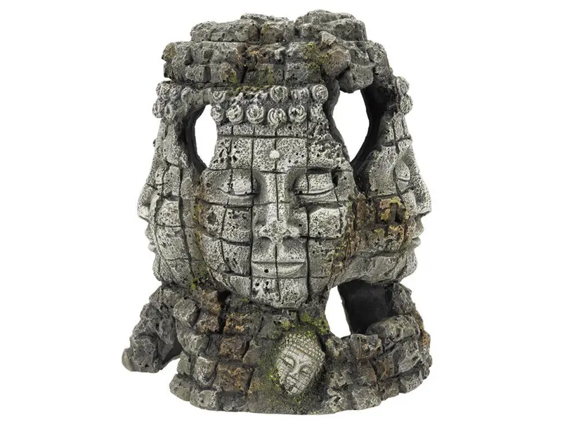 Nobby Aqua Ornaments "RUINE MIT GESICHTERN"17,5 x 16 x 20,5 cm