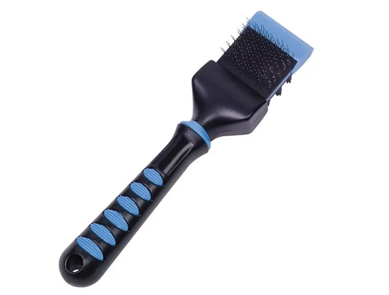 Nobby COMFORT LINE flexible Buerste doppelt1 Kopf Hund Katze Bürste Kamm