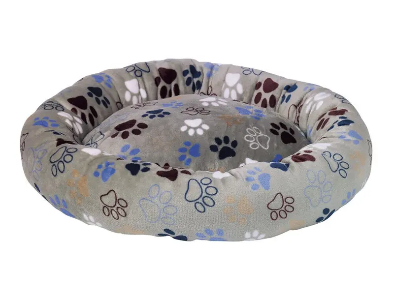 Nobby Donut Classic "LISSI"hellgrau; 50 x 13 cm Hund Dog Katze Cat Bett