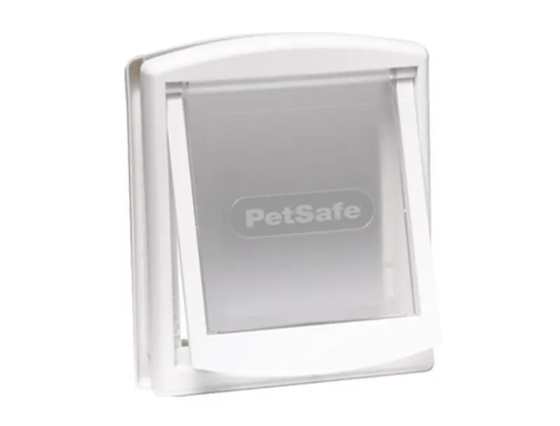 Nobby PetSafe Tür 740weiss / transparent 35,2 x 29,4 cm 2 Wege Freilauftür