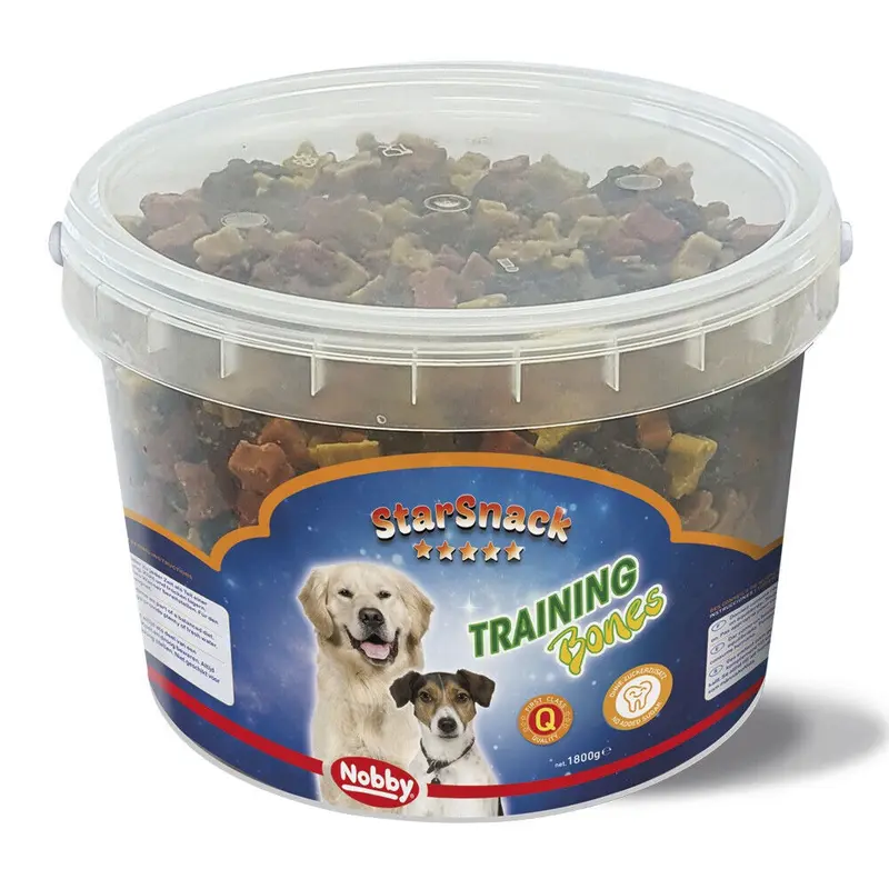 Nobby StarSnack "Training Bones"Eimer 1,800 g Hudn Dog Snack leckerlie