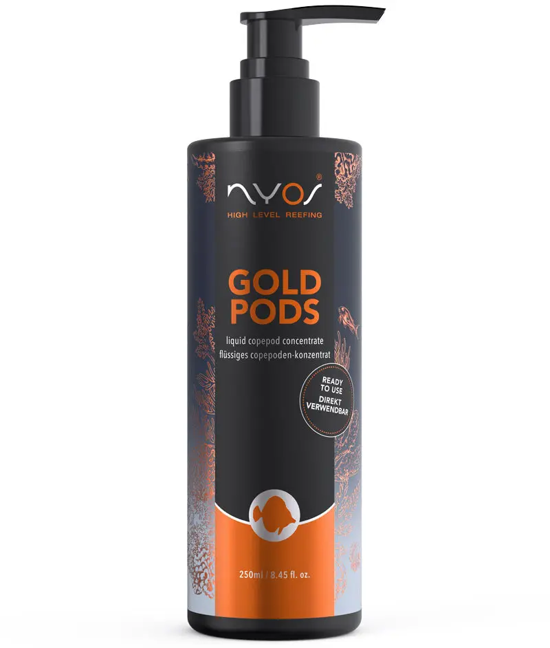 NYOS Goldpods – Flüssige Copepoden | 100–250 ml