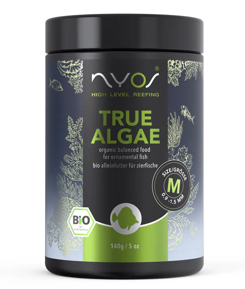 NYOS True Algae (BIO) – Algenfutter für Doktorfische | 70–140 g