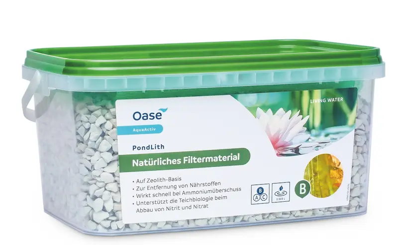 Oase AquaActiv PondLith Algenschutz – Biologische Teichpflege für klares Wasser
