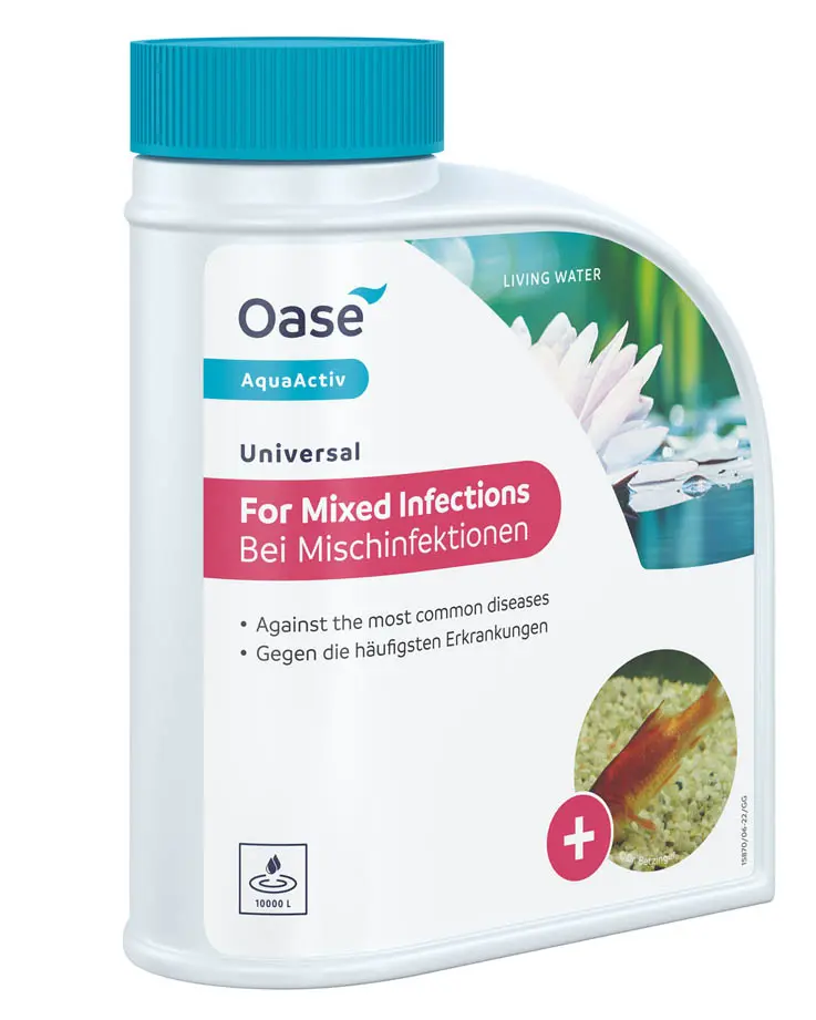Oase AquaActiv Universal – Teichmedikament gegen bakterielle & parasitäre Infektionen