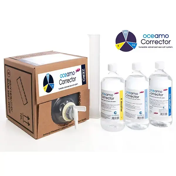 Oceamo Corrector Meerwasser Set – flüssiges Salzsystem | 10 L