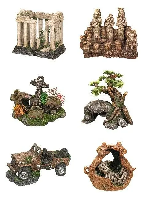 Ornamente für Aquarium & Terrarium / Aquarium Dekoration, Exklusives