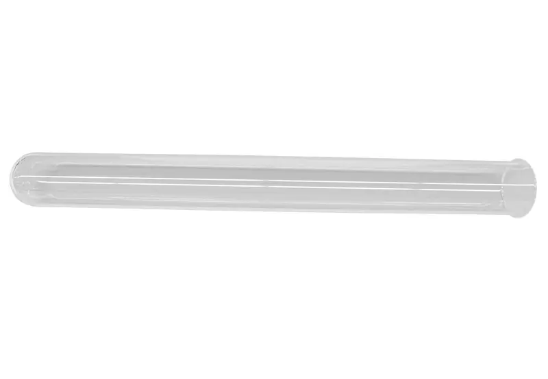 Quarzglas D67,1 x 619,8 mit Bördelrand
