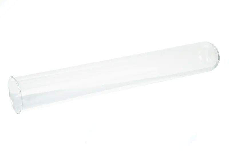 Quarzglas D89,8 x 618,8 mit Bördelrand