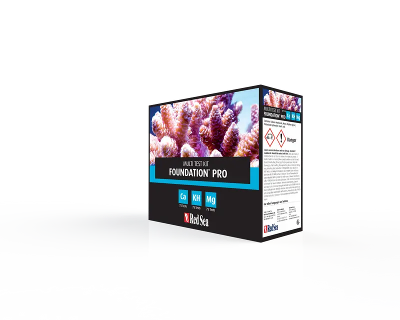 Red Sea Reef Foundation Pro Test Set CA + MG + KH