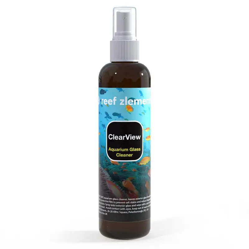 Reef Zlements ClearView – ammoniakfreier Aquarien-Glasreiniger | 250 ml