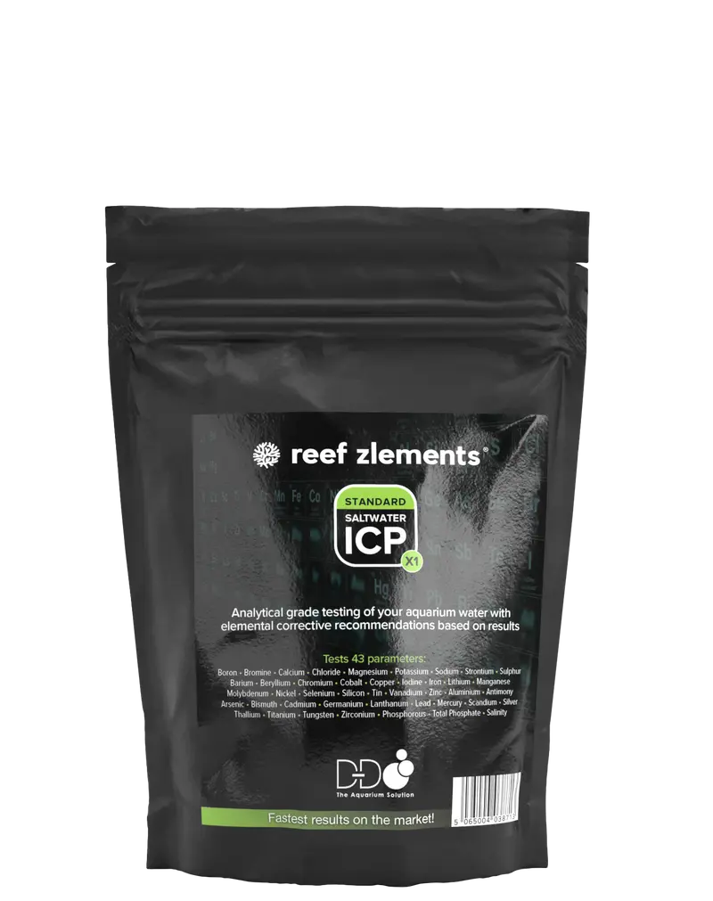 Reef Zlements ICP-Test – Wasseranalyse per ICP-OES | Single bis Advanced + RO