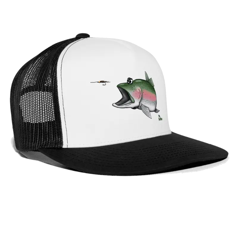 Regenbogenforelle jagt Nymphe - Trucker Cap