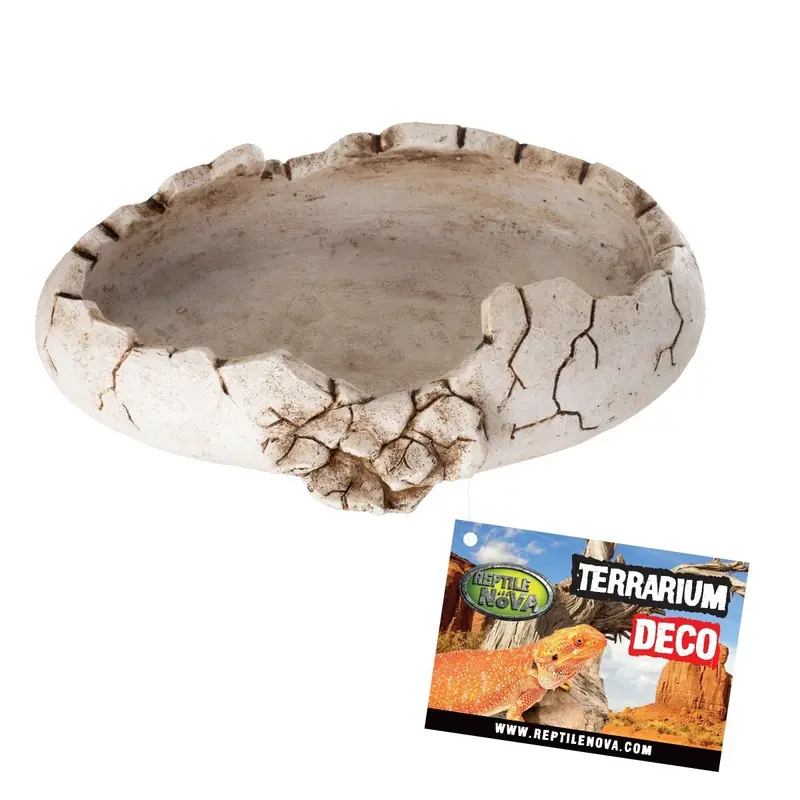 Reptile Nova Trinkschale Dino Ei 15,7x11,5x4cm Reptil Geckos Schlangen Terrarium