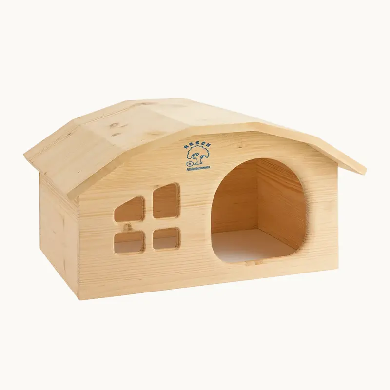 Resch Wichtelhaus Kaninchen aus Fichtenholz – geräumiges Holzhaus