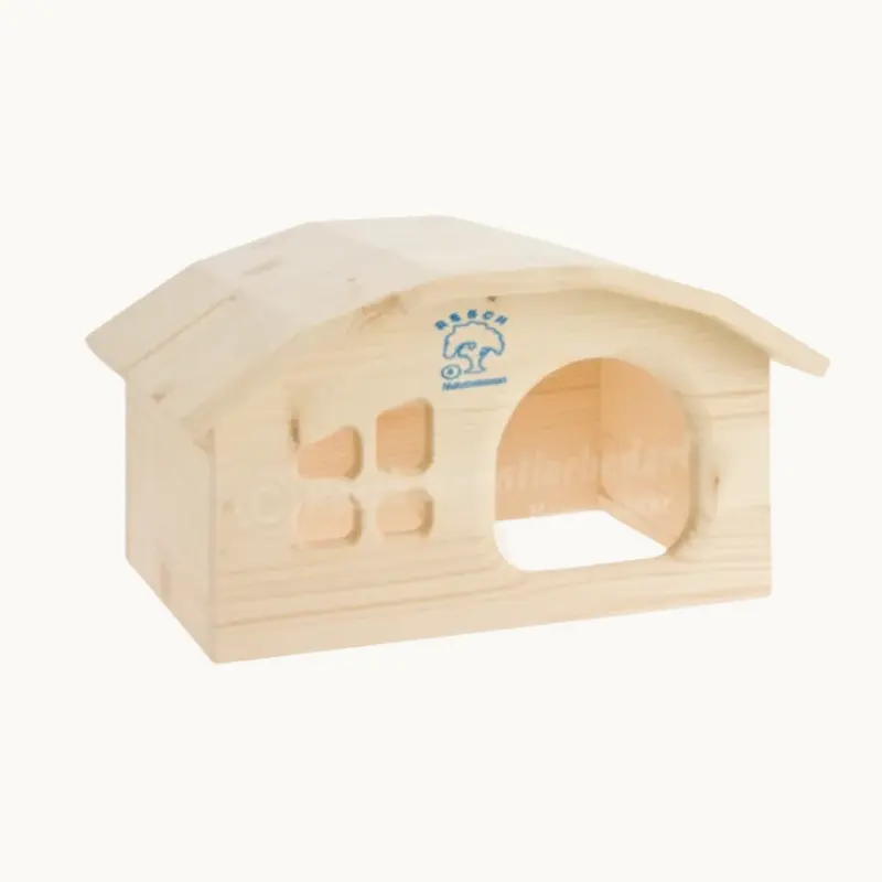 Resch Wichtelhaus Meerschweinchen aus Fichtenholz – Holzhaus mit Fenster