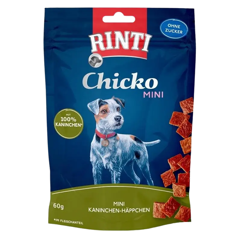 Rinti Chicko Mini Kaninchen-Häppchen 60 g
