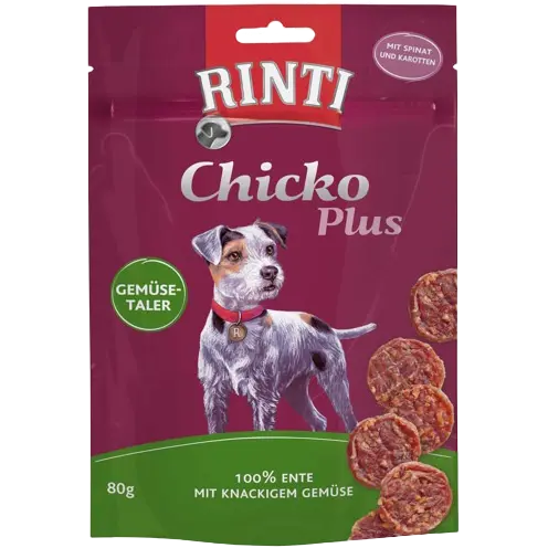 Rinti Chicko Plus Gemüsetaler mit Ente 80 g